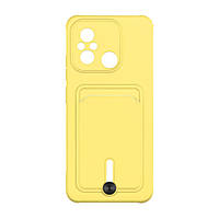 Чехол TPU Colorfull Pocket Card для Xiaomi Redmi 12C Цвет 04.Yellow