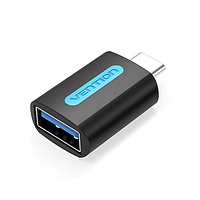 Переходник-адаптер Vention Type-C на USB 3.0, Mini OTG Адаптер 5 Гбит/с Черный CDUB0