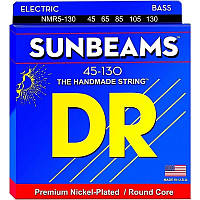 Струны для бас-гитары DR NMR5-130 Sunbeams Nickel Plated 5 String Medium Bass Strings 45 130 PK, код: 6556124