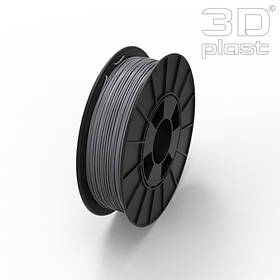 PLA (ПЛА) пластик 3Dplast філамент для 3D принтера 1.75 мм 3кг сірий-графіт