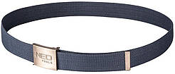 Ремінь Neo Tools Premium, 100% бавовна, універсальний, 130см, синій (81-901)