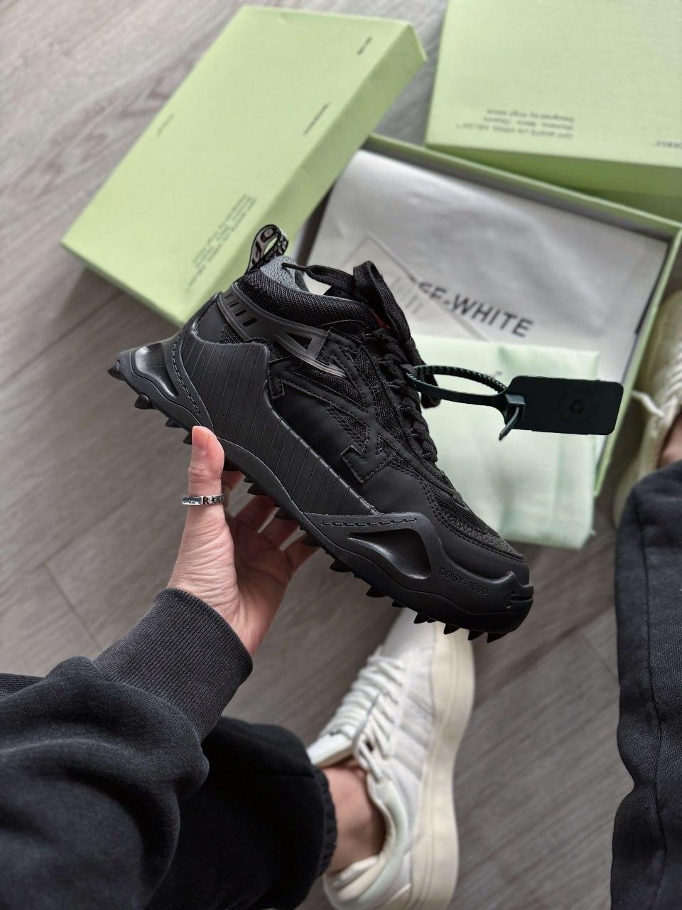 Кросівки чоловічі чорні OFF-WHITE Odsy-1000 Black (15983)