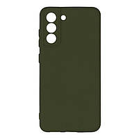 Чохол Silicone Cover Full Camera (A) для Samsung Galaxy S21 FE Колір 71.Dark Green