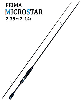 Спиннинг ультралайт 2.39 м 2-14 г MicroStar Feima Fuji