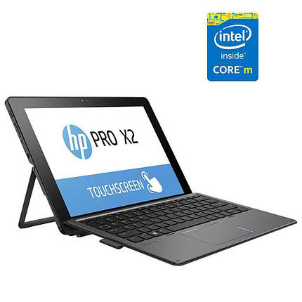 Ноутбук-трансформер HP Pro x2 612 G2/ 12" (1920x1280) Сенсорний/ Core m3-7Y30/ 4 GB RAM/ 256 GB SSD/ HD 615, фото 1