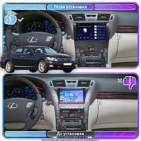 Al Штатна магнітола для Lexus LS IV Рестайлінг 2009-2012 екран 10" 4/64 Gb CarPlay 4G Wi-Fi GPS Prime Android