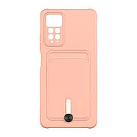 Чехол TPU Colorfull Pocket Card для Xiaomi Redmi Note 11 Pro 4G/5G / 12 Pro 4G Цвет 19.Pink sand