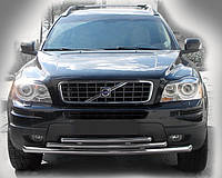 Передняя защита ST014-2 (нерж) для Volvo XC90 2002-2014 гг