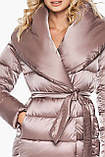 Куртка комфортна жіноча пудрового кольору модель 31064 (КЛАСТКА ТІЛЬКИ 52(XL)), фото 8