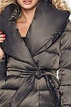 Жіноча оригінальна капучинова куртка модель 31064 (КЛАД ТІЛЬКИ 44(XS)), фото 8