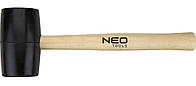 Neo Tools Киянка гумова, 450г, 58мм, рукоятка дерев'яна