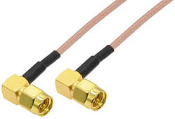 4Hawks Антенний кабель RP-SMA to RP-SMA cable, R/A, black, H155, 10м, 1 шт (C1-B-10)