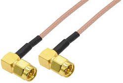 4Hawks Антенний кабель RP-SMA to RP-SMA cable, R/A, black, H155, 20м, 1 шт (C1-B-20)