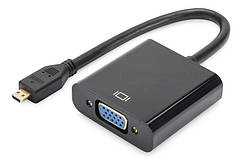 Digitus Перехідник Micro-HDMI - VGA Full HD (DA-70460)