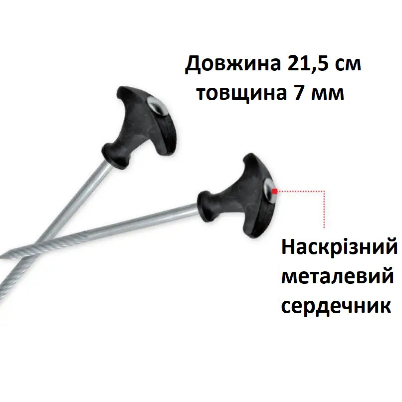 Набір кілочків для коропового намету 13 шт (Арт.RA6659) - фото 3 - id-p2130647791