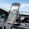 Тримач для мобільного BOROFONE BH92 Grand one-button car holder(air outlet) Black, фото 9