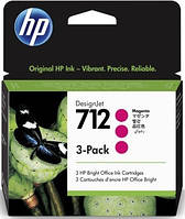 Картридж HP 712 DesignJet T230/T630 Magenta 3-Pack 29-ml (3ED78A)