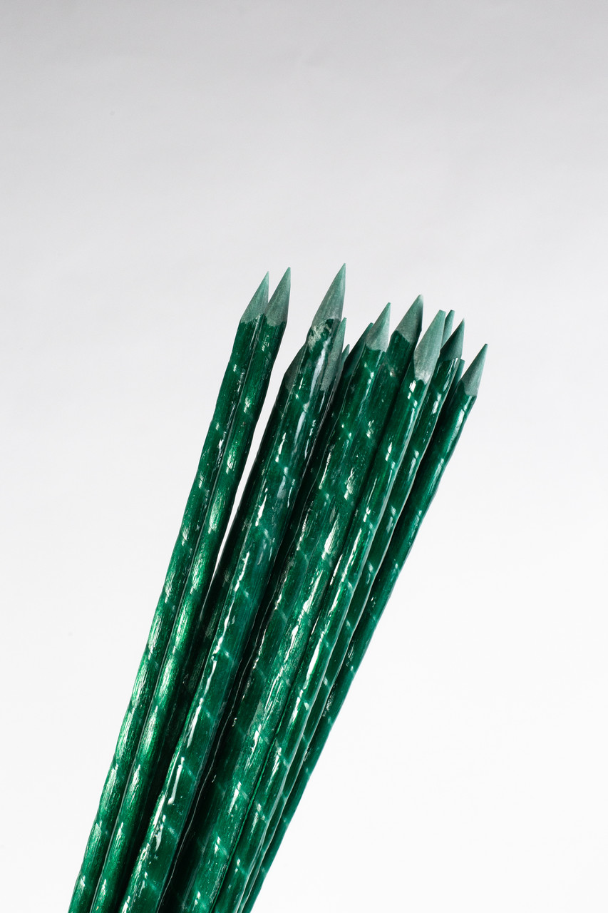 Стеклопластиковая опора для растений зеленая Nano-sk 6 мм x 0,5 м (1 шт) - фото 3 - id-p1462854006