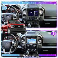Al Штатна магнітола для Ford F-150 XIII 2014-2018 екран 9" 6/128 Gb 4G Wi-Fi GPS Top Android