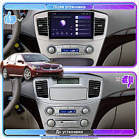 Al Штатная магнитола для Mitsubishi Galant IX Рестайлинг 2006-2008 экран 9" 4/64Gb CarPlay 4G Wi-Fi GPS Prime