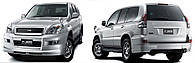 Обвес (накладки бамперов) Toyota Land Cruiser Prado 120 JAOS от xata.shop