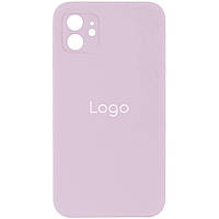 Чехол для iPhone 12 Silicone Case Full Camera with Frame Цвет 83 Lilac Purple