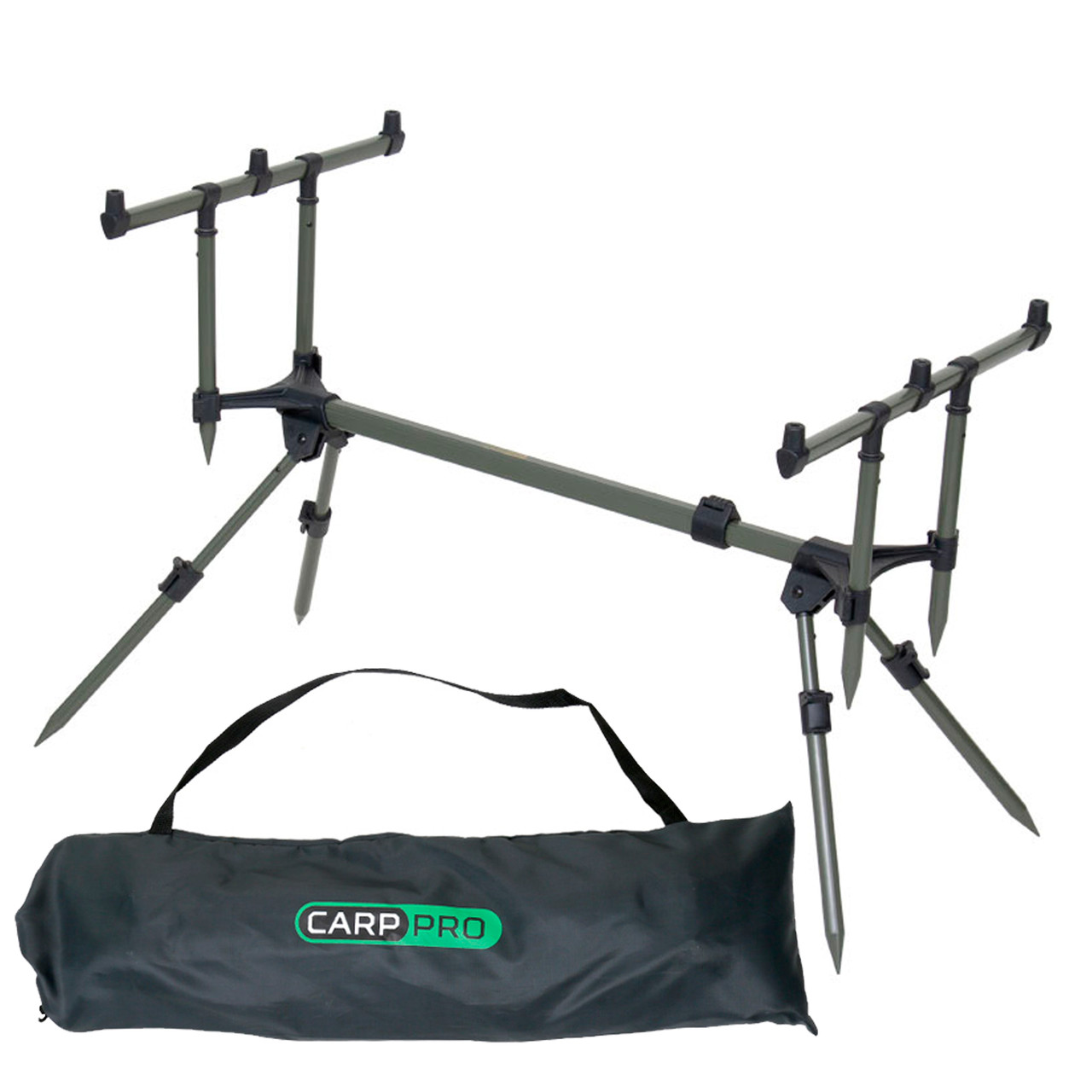Род-под Carp Pro Rod Pod на 3 вудлища CP57040B з телескопічними ножками