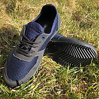 Мужские кроссовки из сетки 44 размер. Летние кроссовки, летняя обувь на каждый день. Модель 24112. Цвет: синий