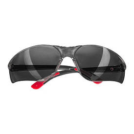 Окуляри захопи затемнені, матеріал лінз полікарбонат, матеріал завушників півкарбонат, захистий вигляд удару