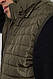 Жилет чоловічий із капюшоном, колір хакі, 240R2303 S, S, 44, фото 6