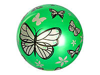 Мяч дитячий 9 дюймів Метелики вага 60-65г зелений MS 1897 ТМ КИТАЙ "Lv"