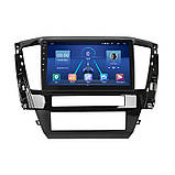Al Штатна магнітола для Mitsubishi Pajero Sport III Рестайлінг 2019-н.в. екран 10" 4/32Gb 4G Wi-Fi GPS Top Android, фото 2