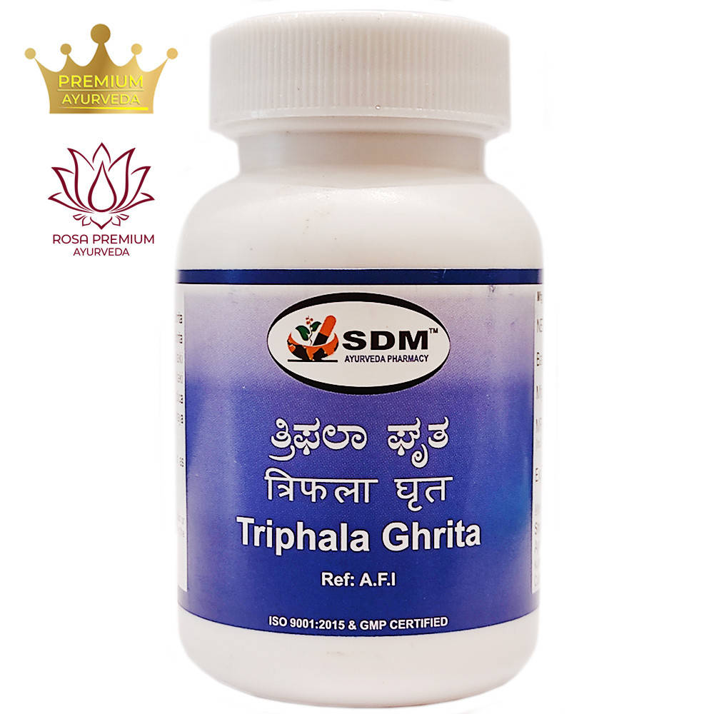 

Трифала Грита (Triphala Ghrita, SDM),100 грамм - Аюрведа премиум качества