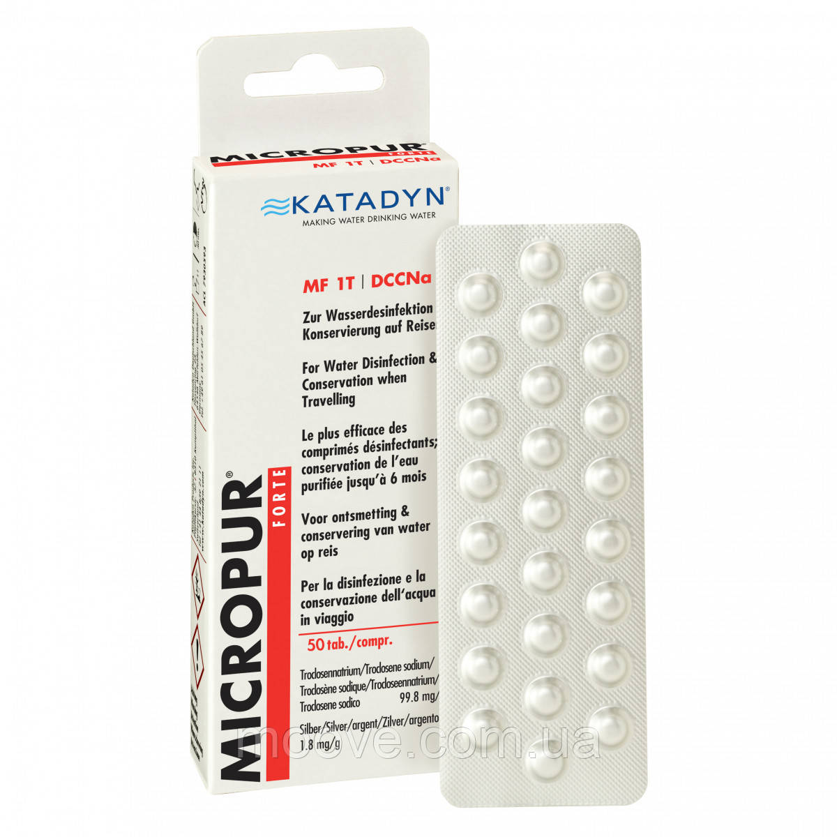 Micropur Таблетки для дезінфекції води Micropur Forte MF 1T/50 (2x25 таблеток)