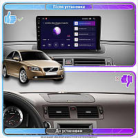 Al Штатна магнітола для Volvo S40 II Рестайлінг 2007-2012 екран 9" 2/32 Gb 4G Wi-Fi GPS Top Android