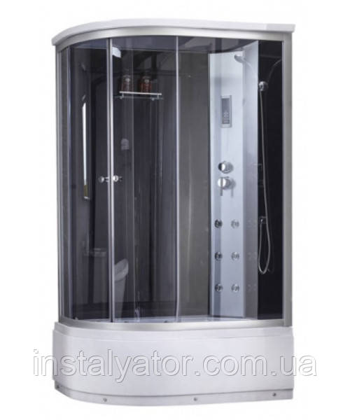 4мм скляні двері тоновані Gray TANI SBM120x8R.SAT.HIGH.GR Lidz