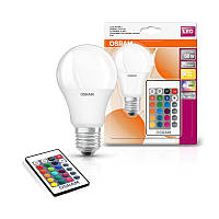 Лампочка Osram LED A60 9W 806Lm 2700К+RGB E27 (4058075430754)