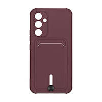 Чехол TPU Colorfull Pocket Card для Samsung Galaxy A54 5G Цвет 42.Maroon