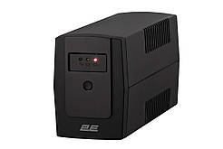 Джерело безперебійного живлення 2E ED850, 850VA/480W, LED, 2xSchuko (2E-ED850)