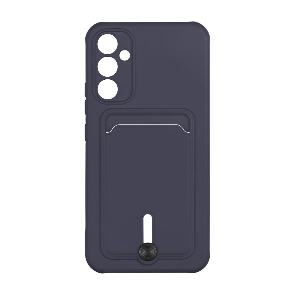 Чехол TPU Colorfull Pocket Card для Samsung Galaxy A34 5G Цвет 08.Dark blue - фото 1 - id-p2013380974