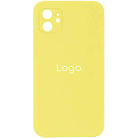 Чехол для iPhone 11 Silicone Case Square Full Camera Цвет 51 Mellow yellow