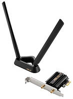 ASUS WiFi-адаптер PCE-AXE59BT Bluetooth 5.2 PCI Express WPA3 OFDMA MU-MIMO (90IG07I0-MO0B00)