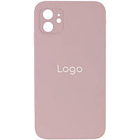 Чехол для iPhone 11 Silicone Case Square Full Camera Цвет 19 Pink sand
