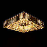 Квадратна кришталева світлодіодна люстра 9597-50*50, фото 2