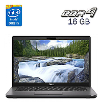 Ультрабук Dell Latitude 5401 / 14" (1920x1080) IPS / Intel Core i5-9400H (4 (8) ядра по 2.5 - 4.3 GHz) / 16 GB