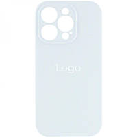 Чехол для iPhone 14 Pro Silicone Case Full Camera with Frame Цвет 09 White