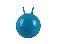 Мяч для фітнесу з ріжками 55см вага 400г блакитний MS 0380-1 ТМ КИТАЙ "Lv"