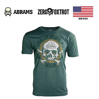 Футболка Zero Foxtrot It Keeps Me Warm Tee | Forest Green