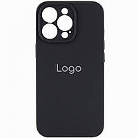 Чехол для iPhone 14 Pro Silicone Case Full Camera with Frame Цвет 15 Dark grey