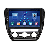Al Штатна магнітола для Volkswagen Jetta VI 2010-2015 екран 10" 4/64Gb 4G Wi-Fi GPS Top Android, фото 3